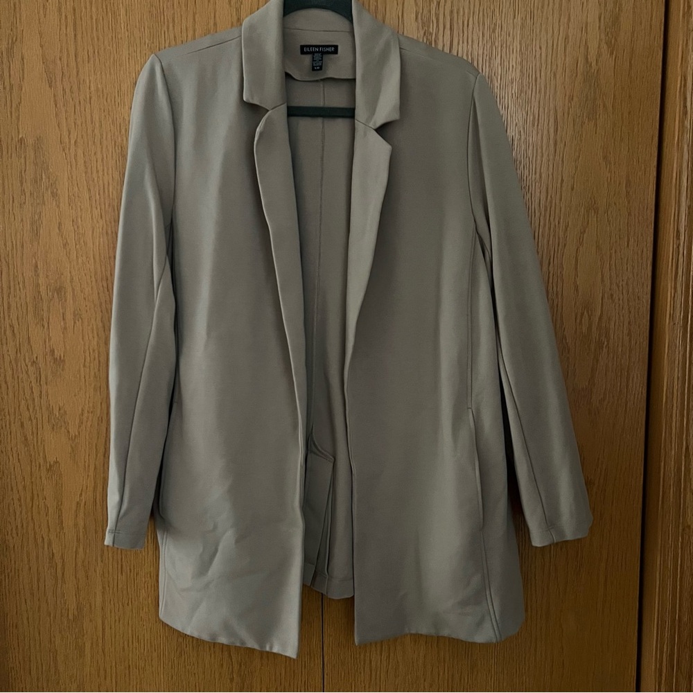 Eileen Fisher Tan Blazer - Picture 4 of 12